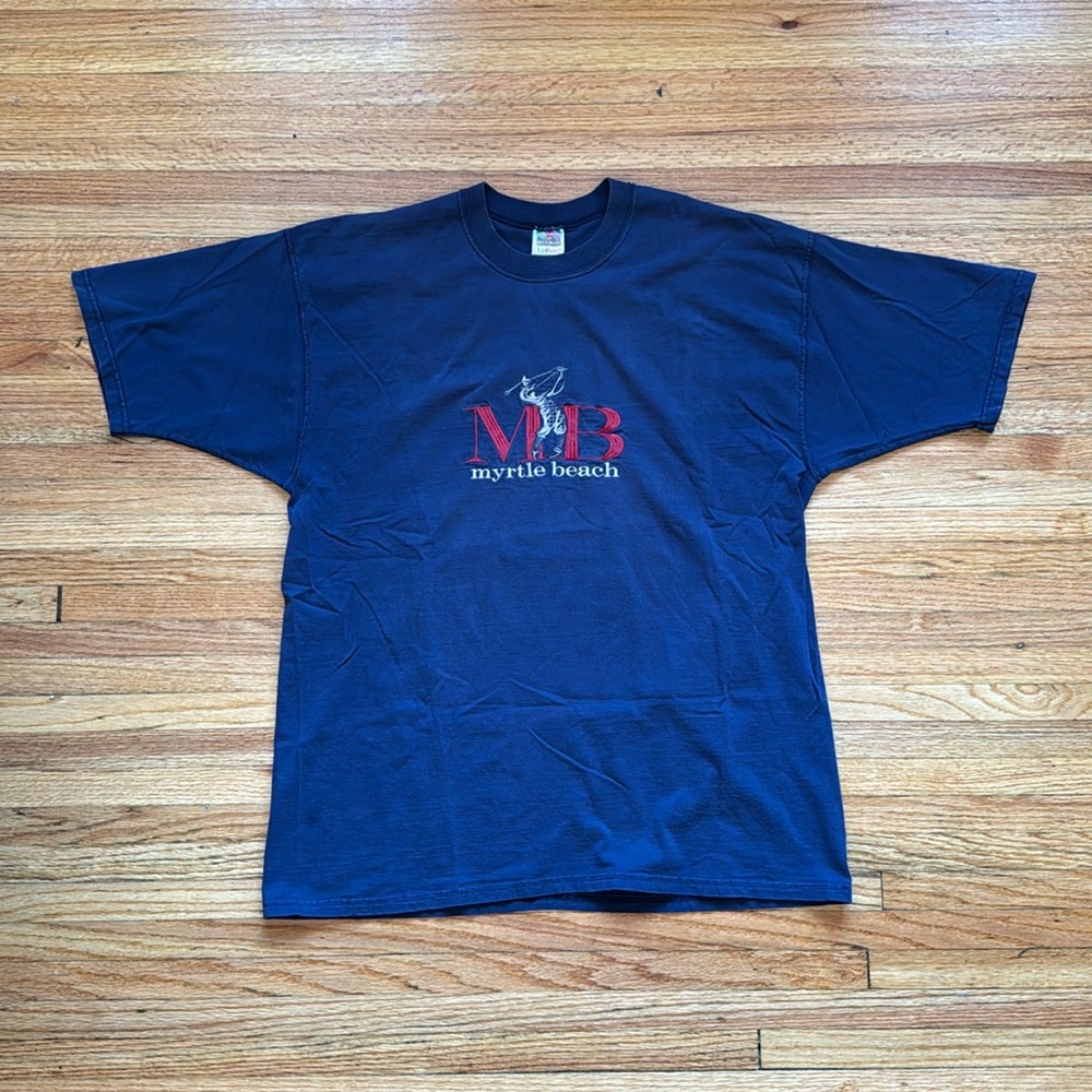 Vintage Myrtle Beach Golf T-Shirt / Distressed / XL / 90s